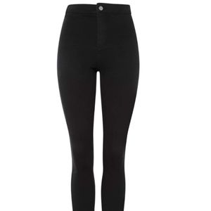 Topshop Joni Pants - Black Size 26
